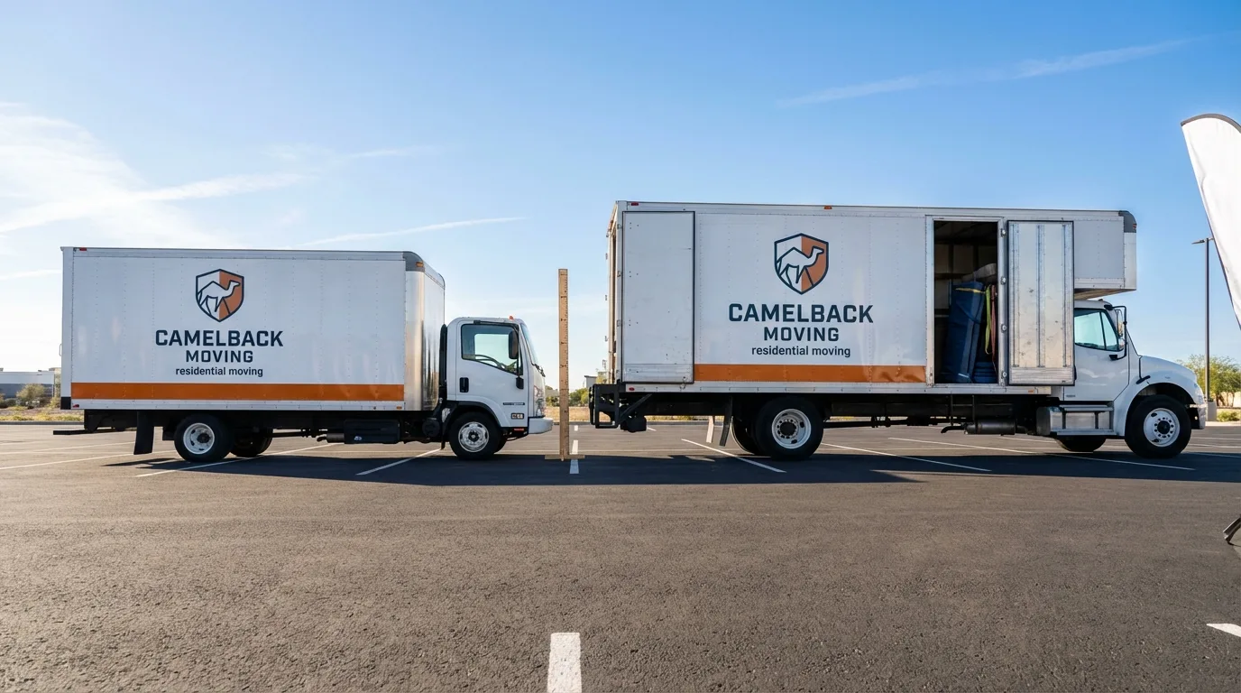 Moving truck size capacity guide in North Ridgeville